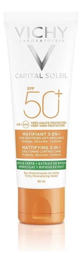 Protector Solar Vichy Capital Soleil Matificante 3 En 1 50ml-1