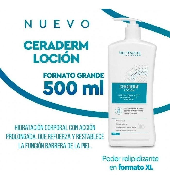 Ceraderm Loción Hidratante Corporal 500ml-1