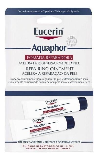 Eucerin Aquaphor Reparadora Pomada 10 Ml. 2 Unidades.-1