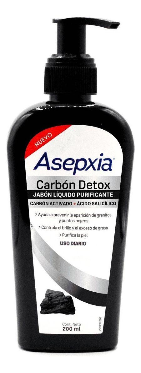 Asepxia Carbón Jabón Líquido Purificante 200 Ml-0