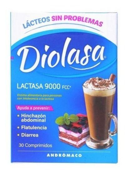 Diolasa X 30 Comprimidos  (lactasa 9000 U.i)-0