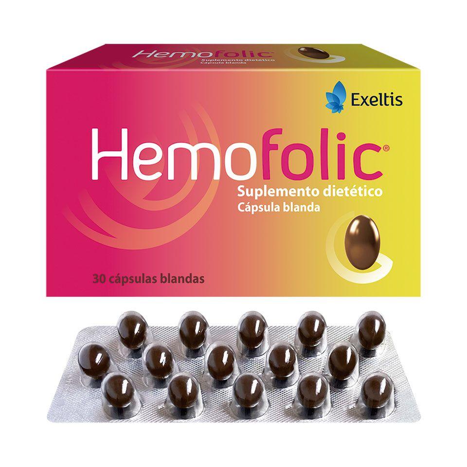 Hemofolic Multivitaminico Hierro + Folico X30cap-1
