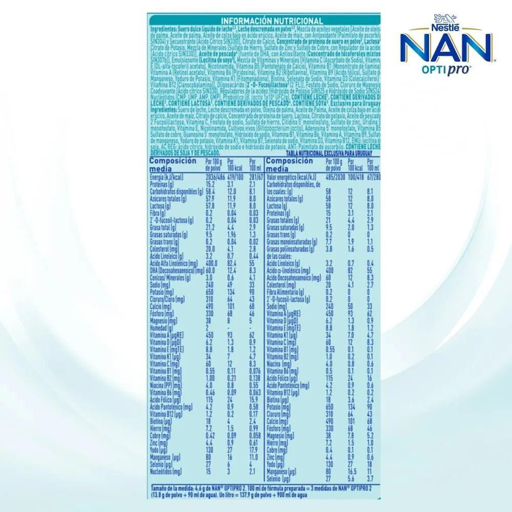 Nan 2 Optipro Continuacion X 1400 Gr-2