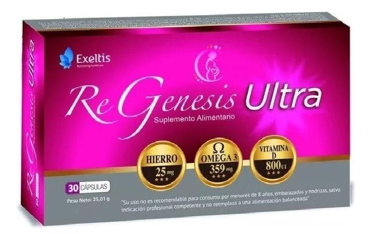 Regenesis Ultra Vitaminas Minerales Omega Biotina Embarazo-0
