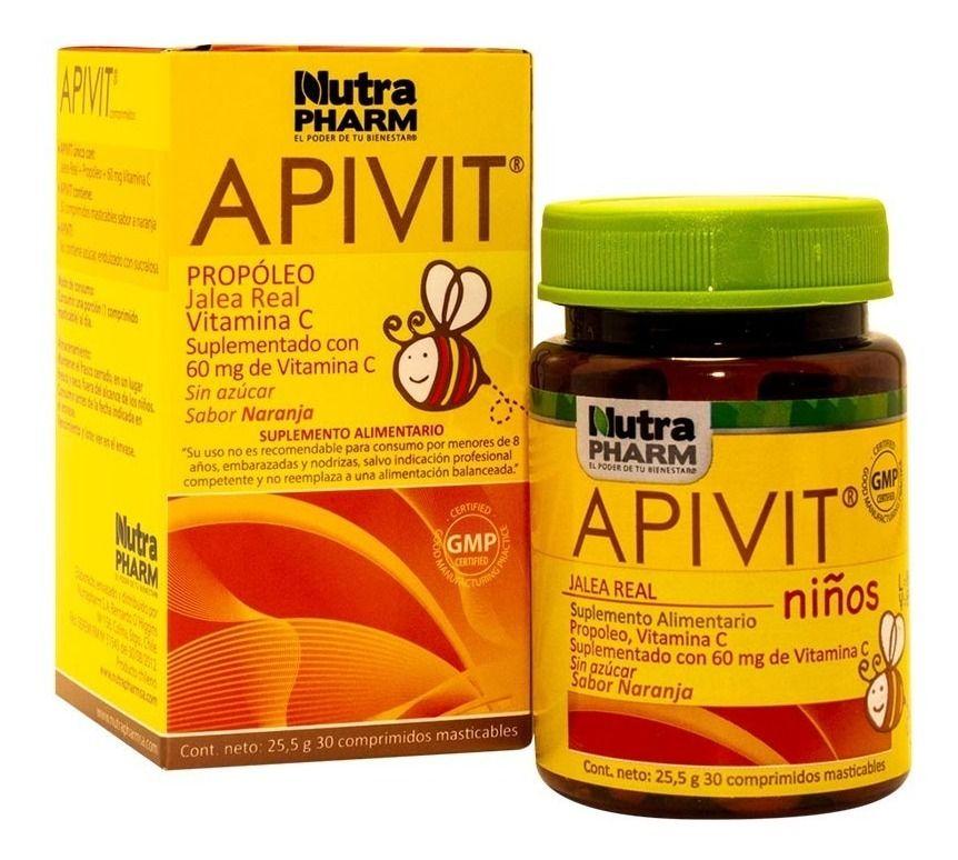 Apivit Propóleo Masticable Infantil 30tabletas-0