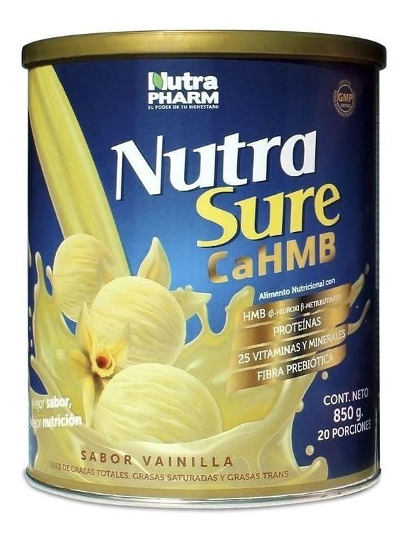 Nutrasure Cahmb Sabor Vainilla X 850 Gr Nutrapharm-0