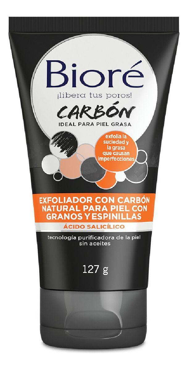 Biore Exfoliador Carbón Natural Granos Y Espinillas 127gr-0