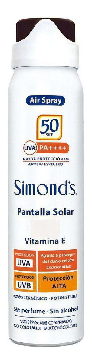 Protector Solar S.p.r.ay Fps50 | Vitamina E | Simond's 75 Ml-0