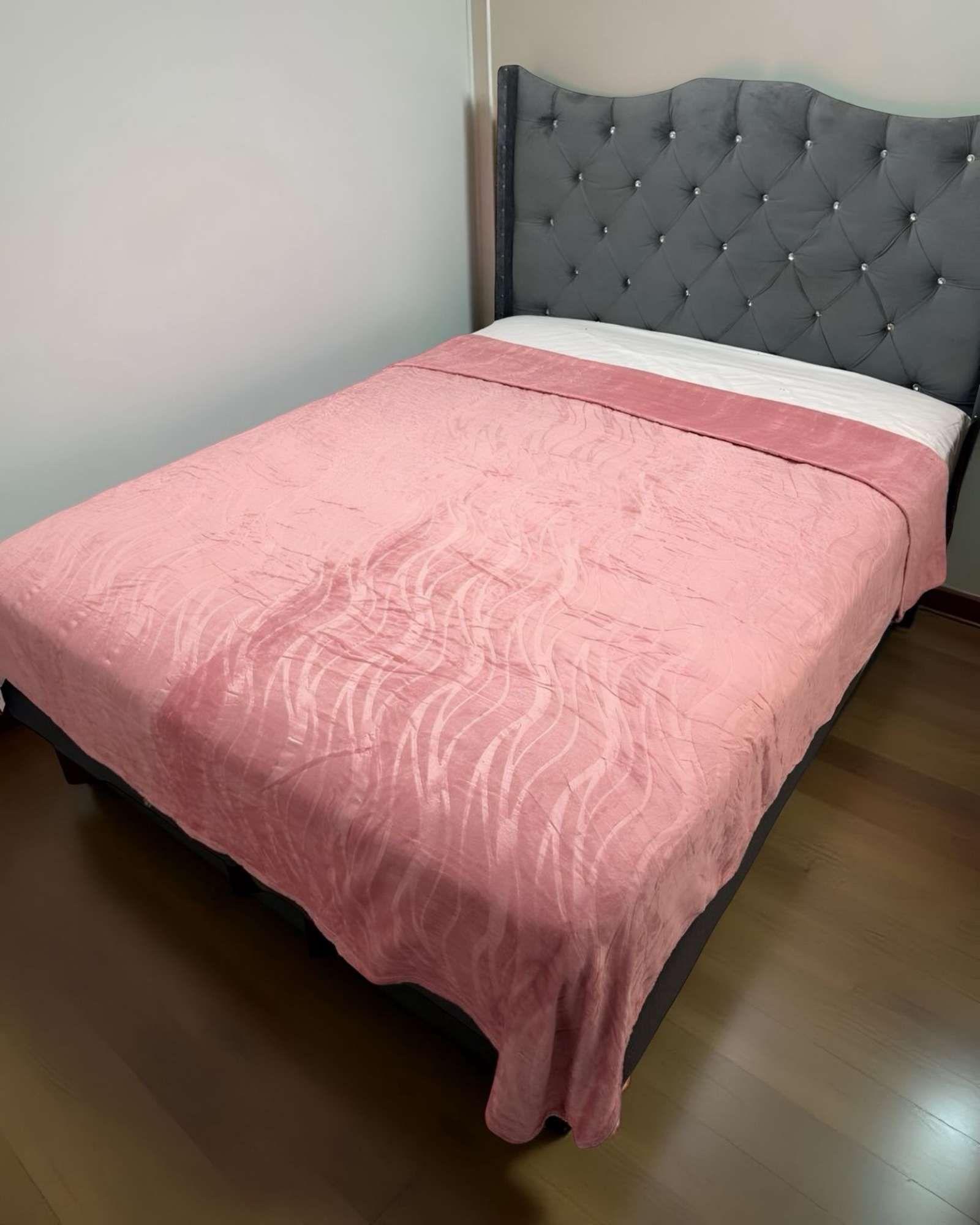 MANTAS FRAZADA DELGADA PLUSH 2 PLAZAS A16-3