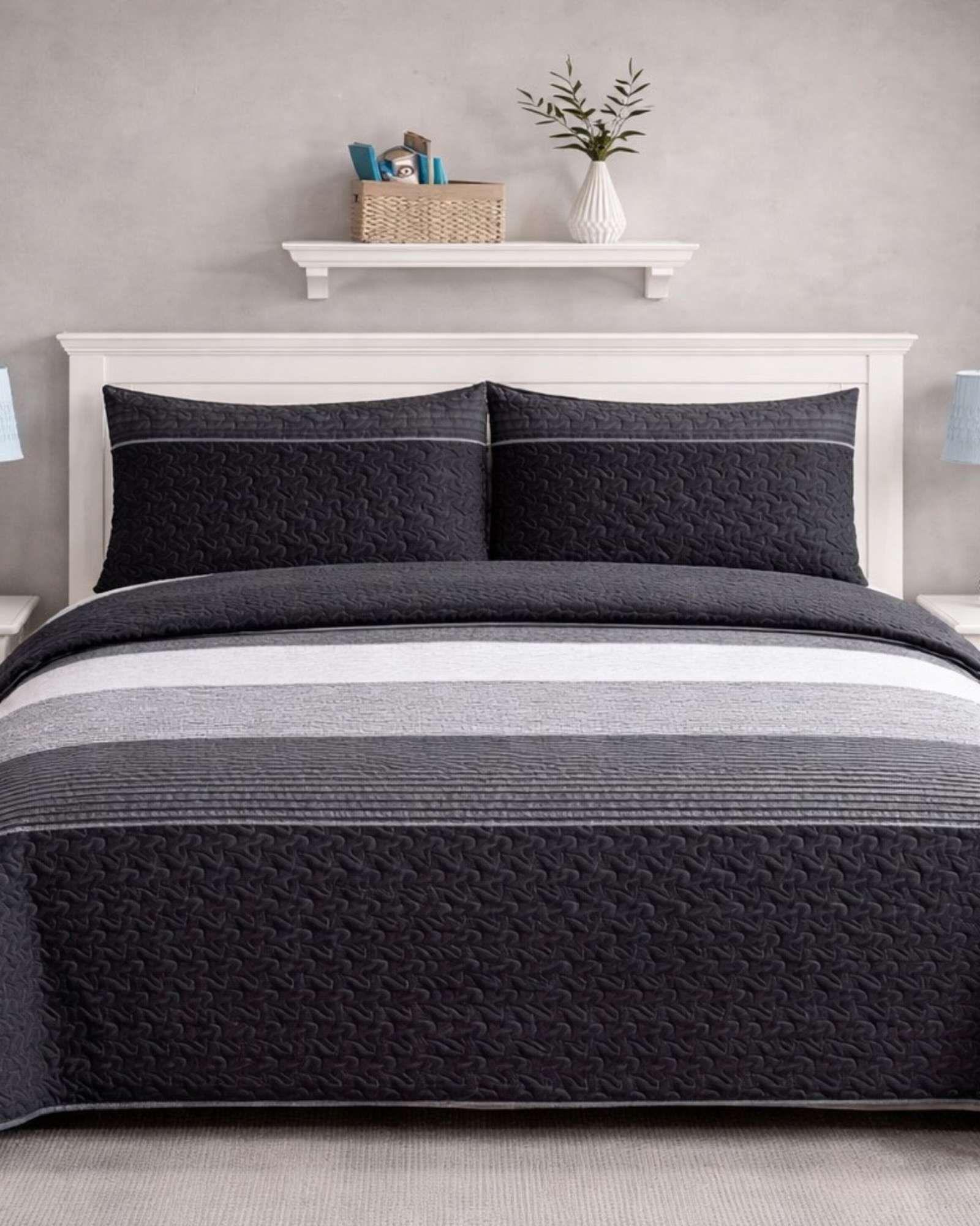 SABANA CON CUBRECAMA DE VERANO KING + 2 ALMOHADAS s64-2