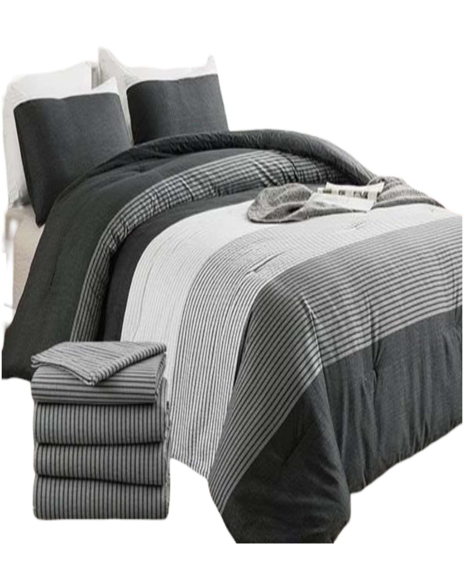 SABANA CON CUBRECAMA DE VERANO KING + 2 ALMOHADAS s64-4