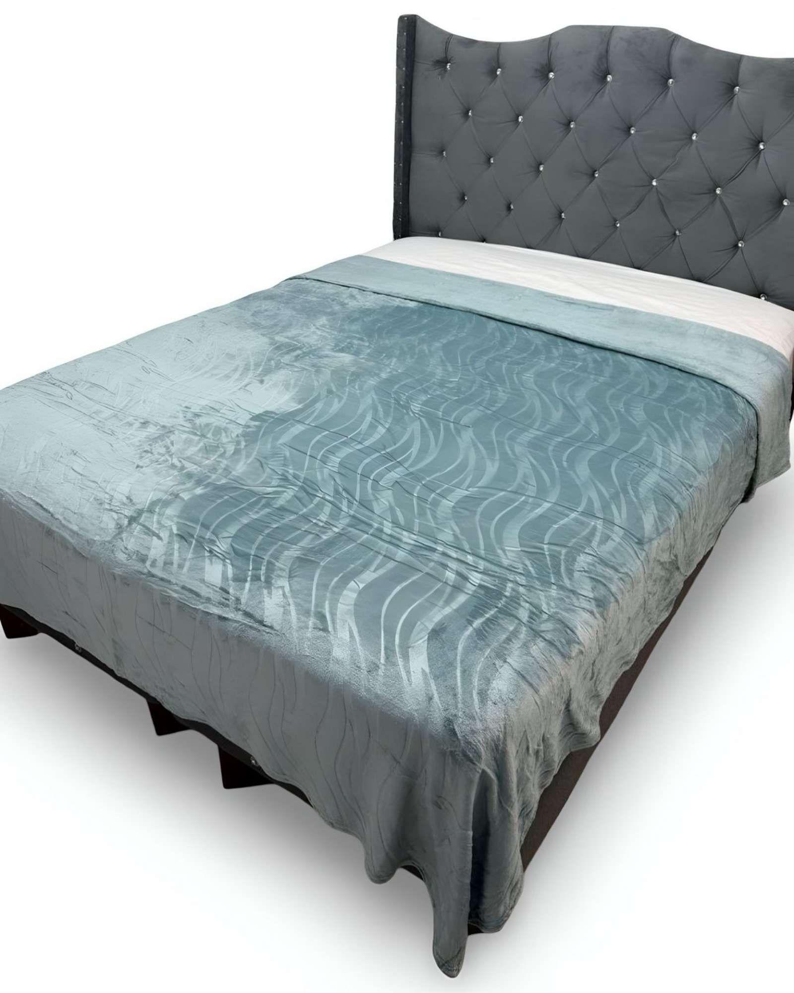 MANTAS FRAZADA DELGADA PLUSH 2 PLAZAS A14-2