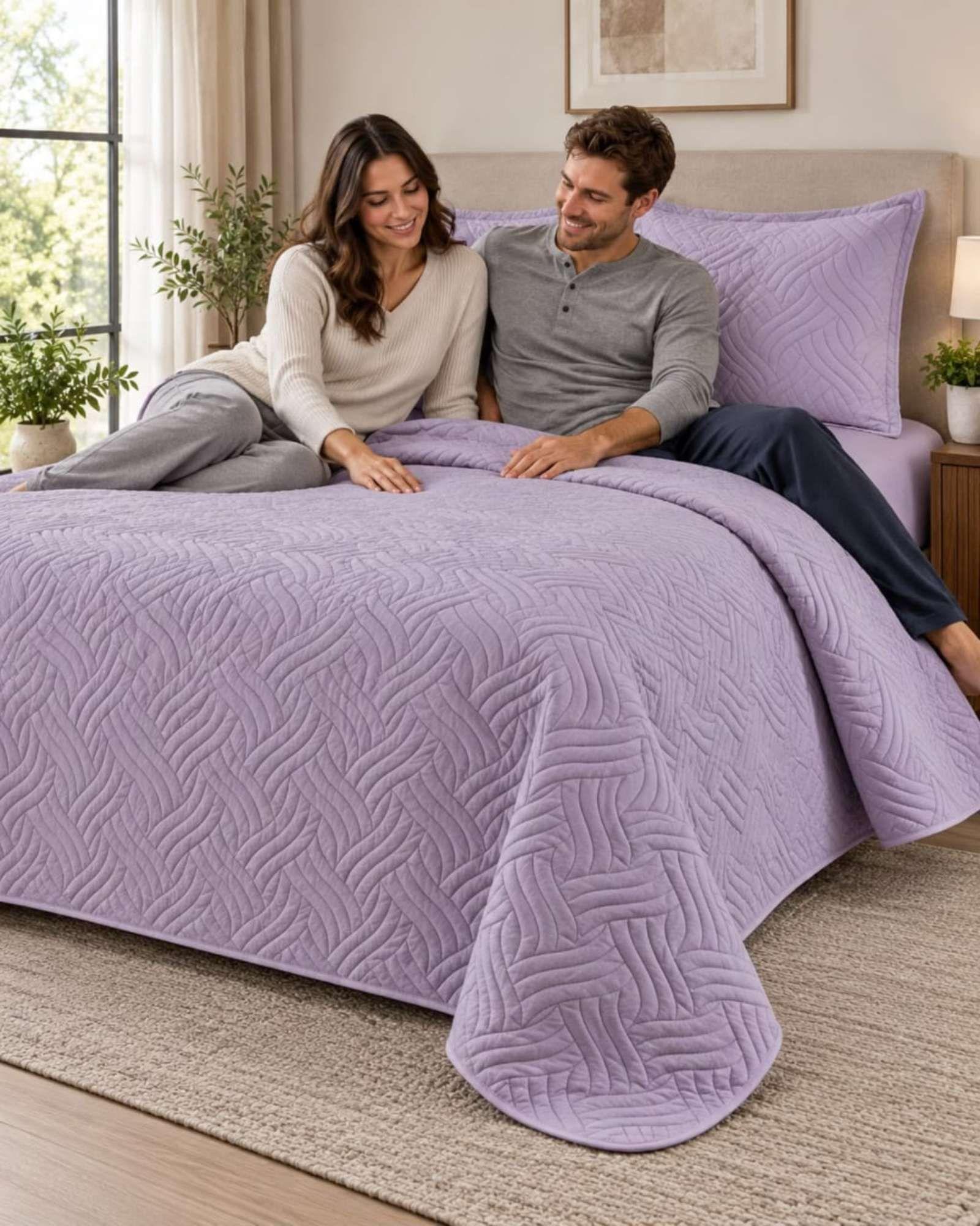 Cubrecama de Verano Plaza y Media Mas Funda De Almohada C18-5