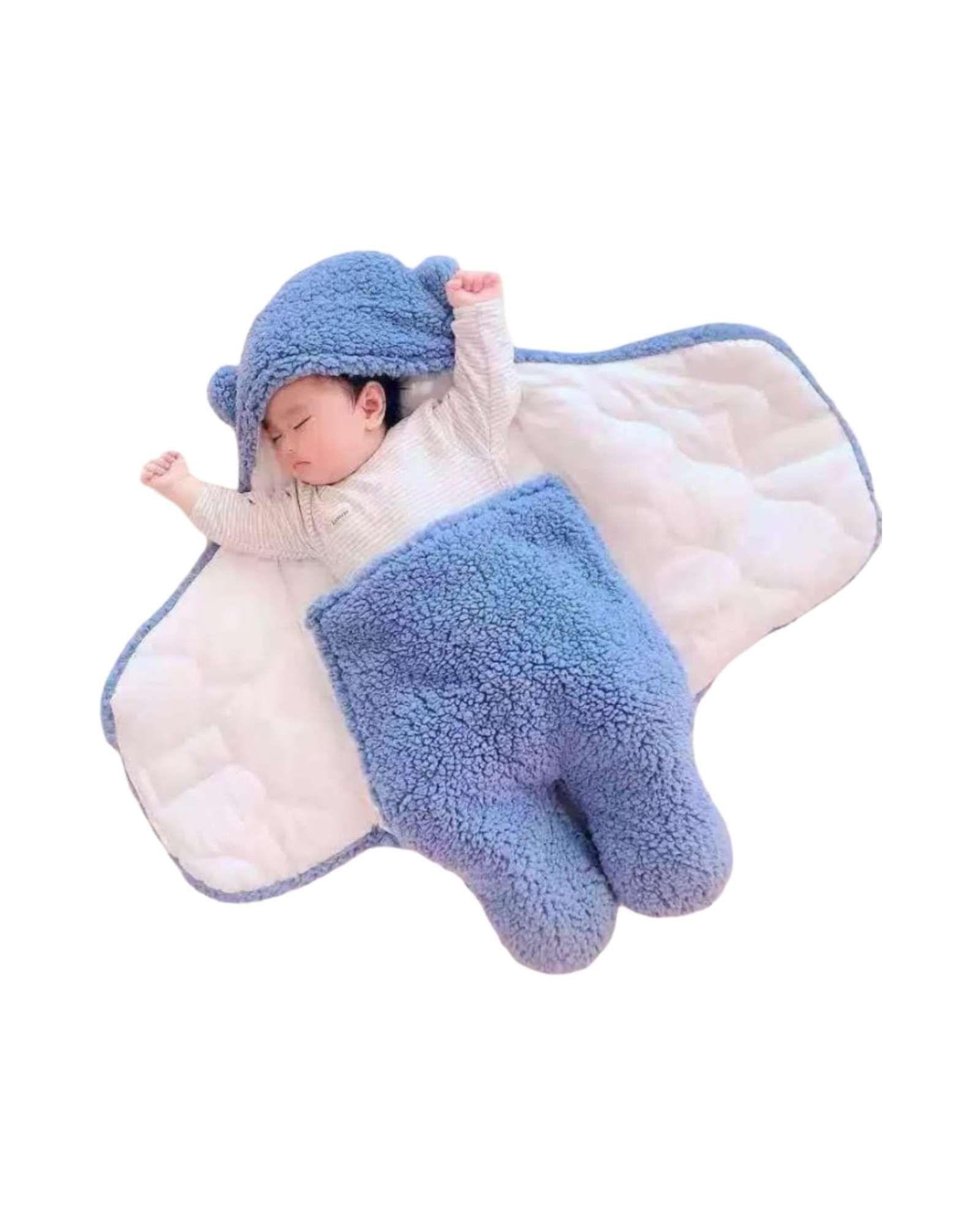 SACO DE BEBÉ OSITO TALLA 9 Meses AZUL-3