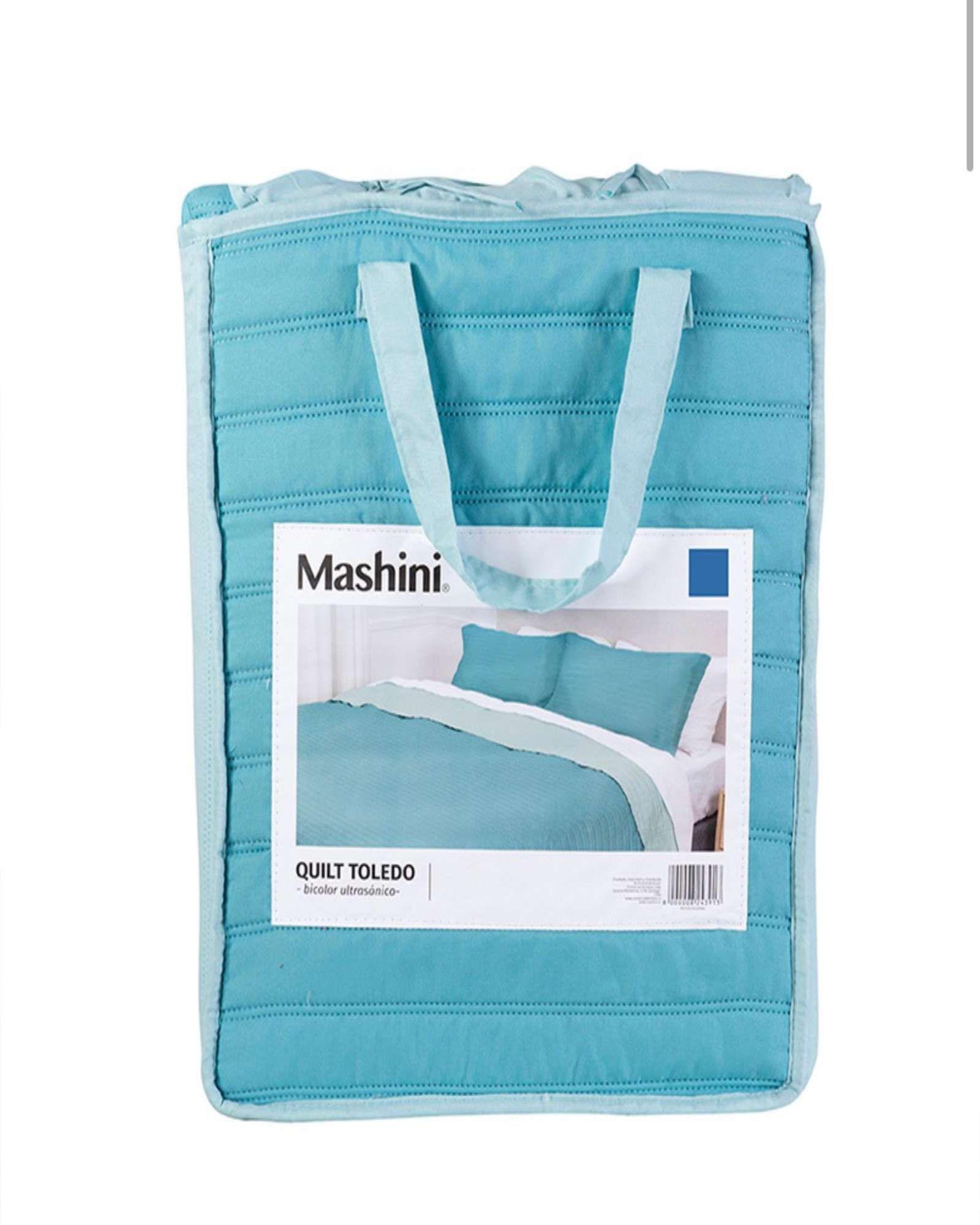 Quilt Cubrecama MAS 1 ALMOHADA DE REGALO plaza y media Mashini B04-3