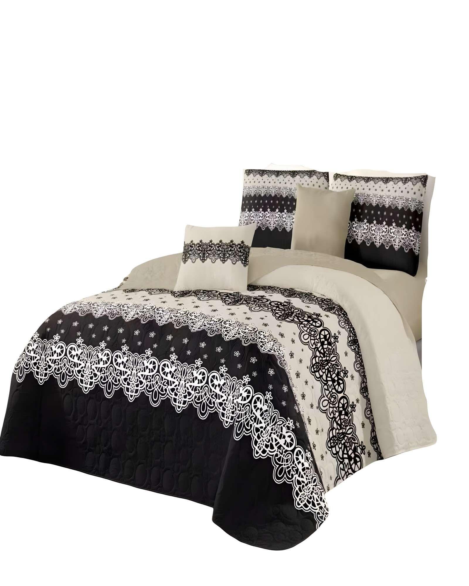 CUBRECAMA CON DISEÑOS ÚNICOS KING 250 X 270 CM P04-2