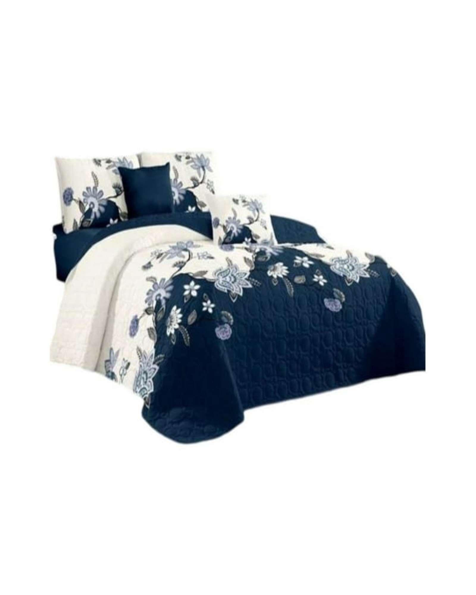 SABANA CON CUBRECAMA DE VERANO KING + 2 ALMOHADAS s68-4