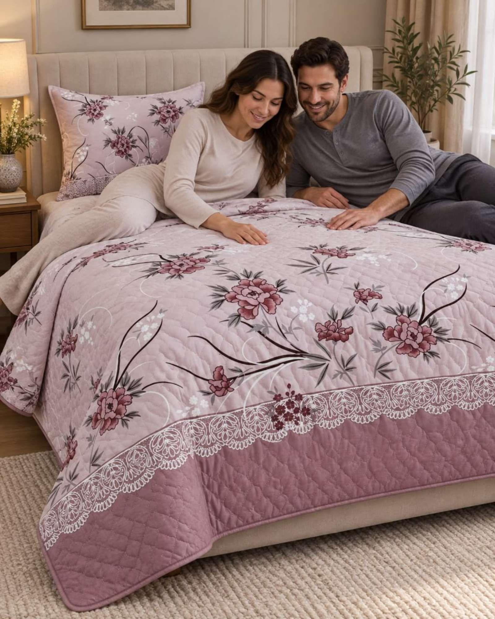 Cubrecama de Verano Plaza y Media Mas Funda De Almohada C11-4