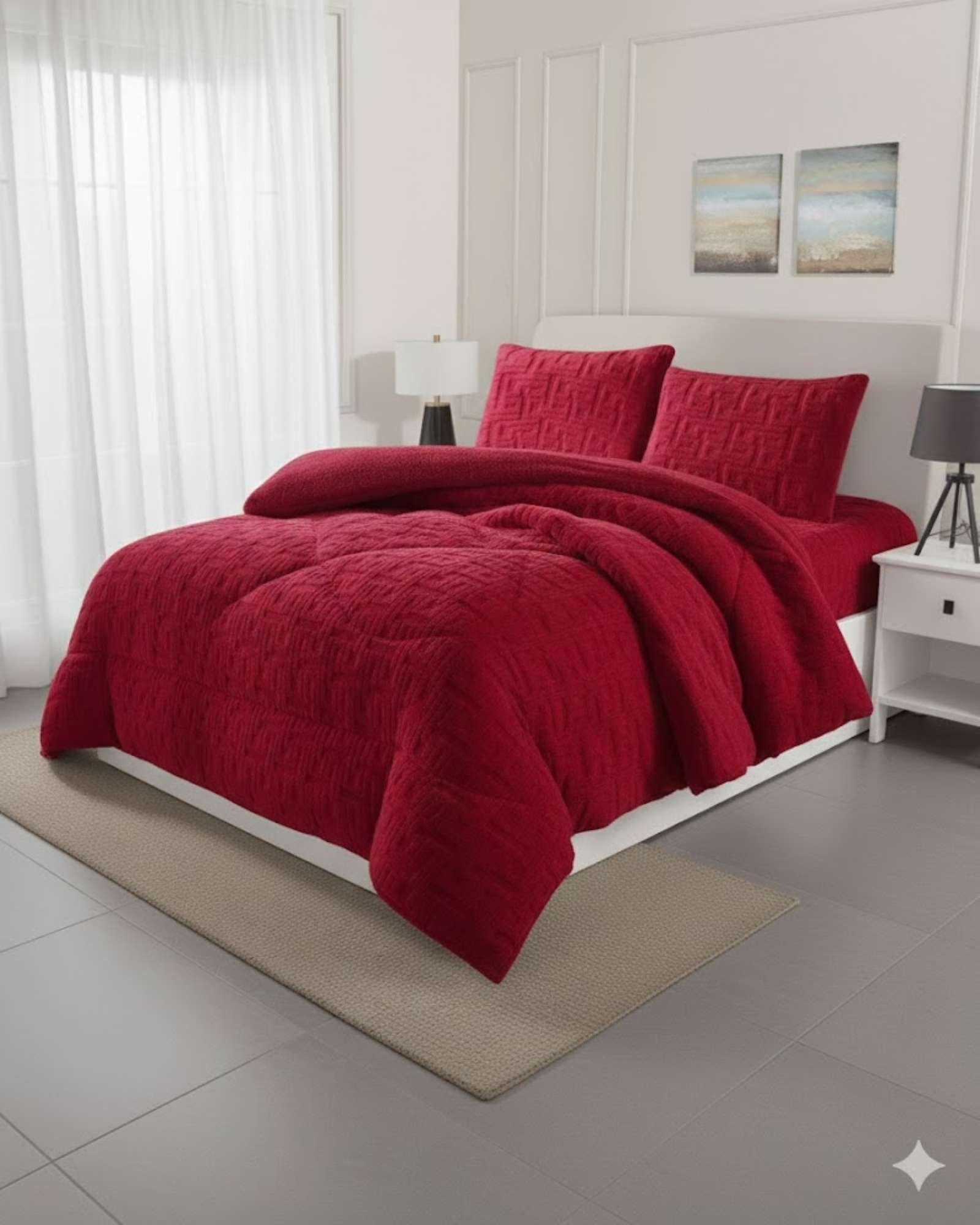 Cubrecama Acolchado con chiporro diseño Texturizado King K20-4