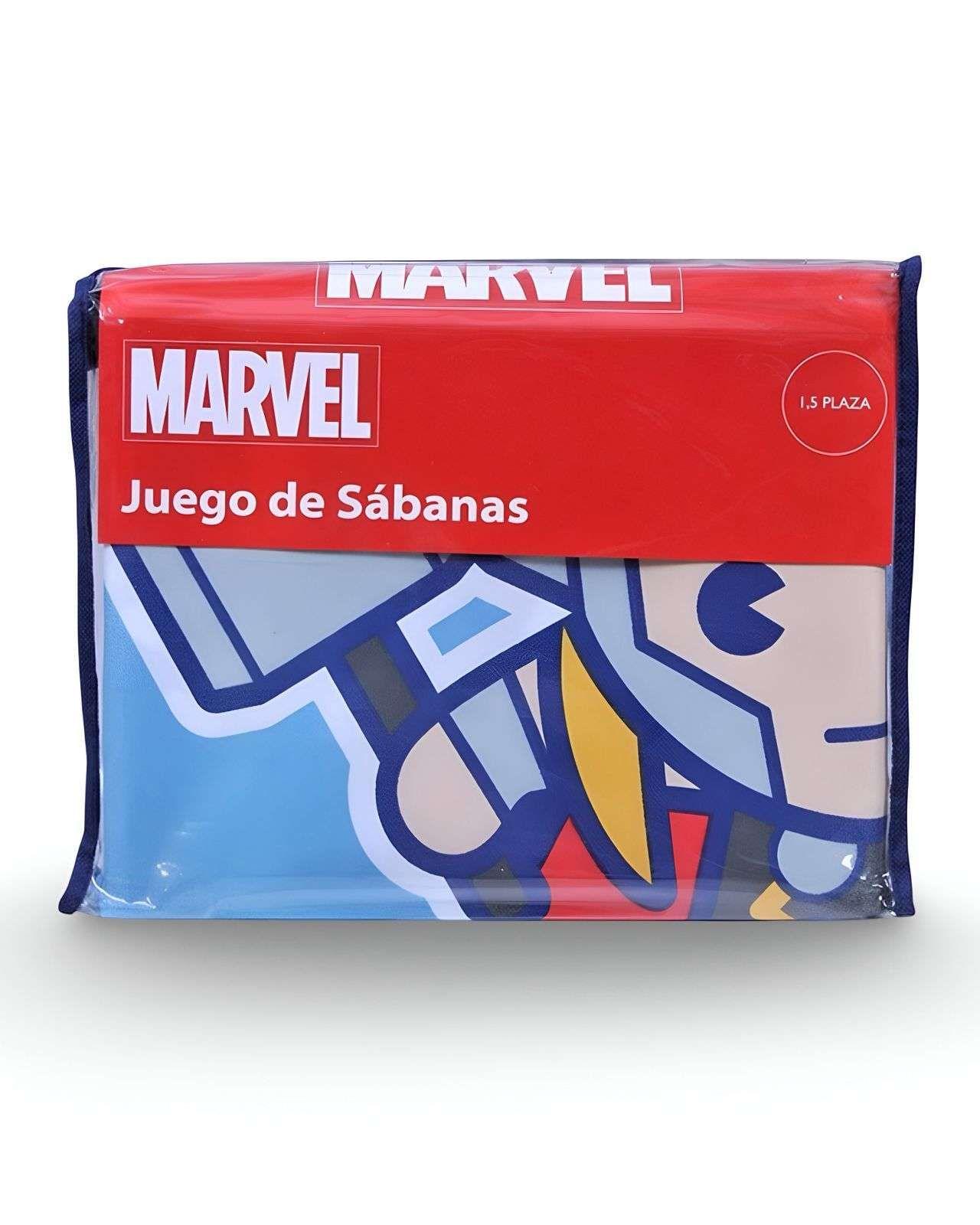 Juego Sábana infantil Super Heroes plaza y media Mashini-3
