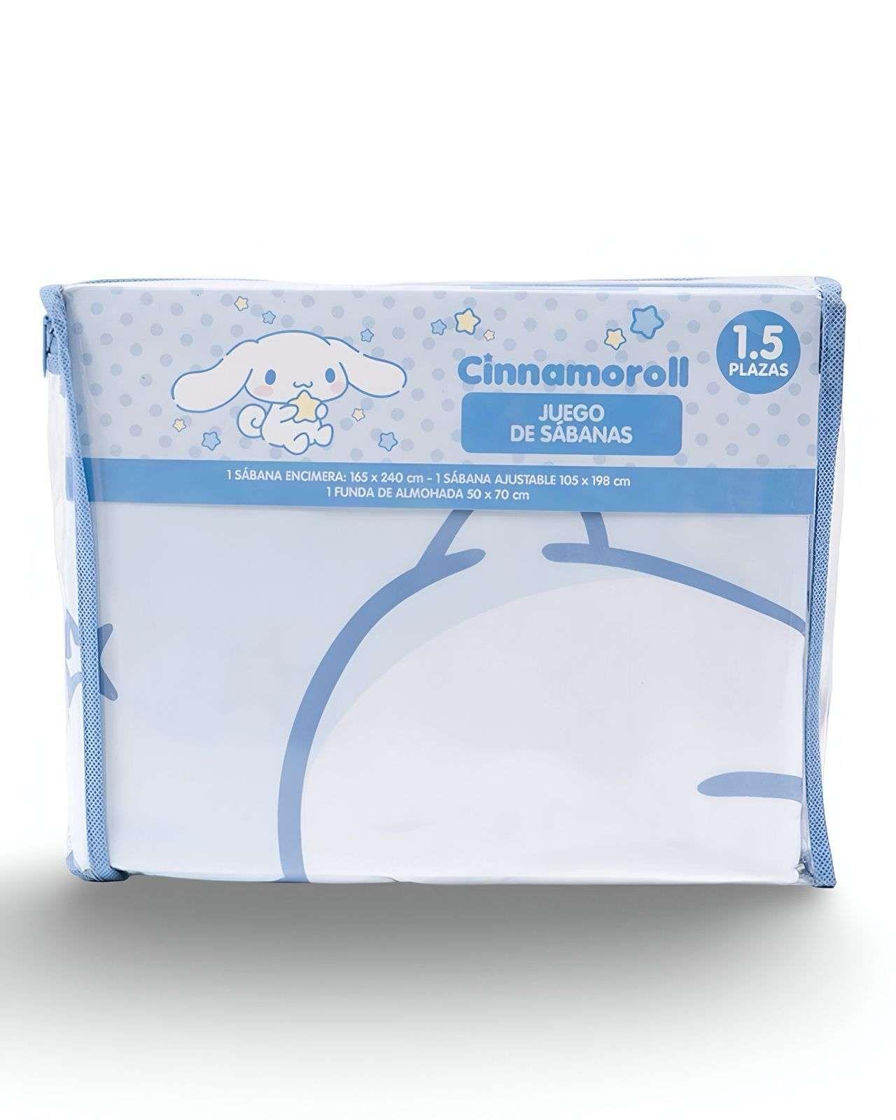 Juego Sábana infantil Cinamonroll plaza y media Mashini-3