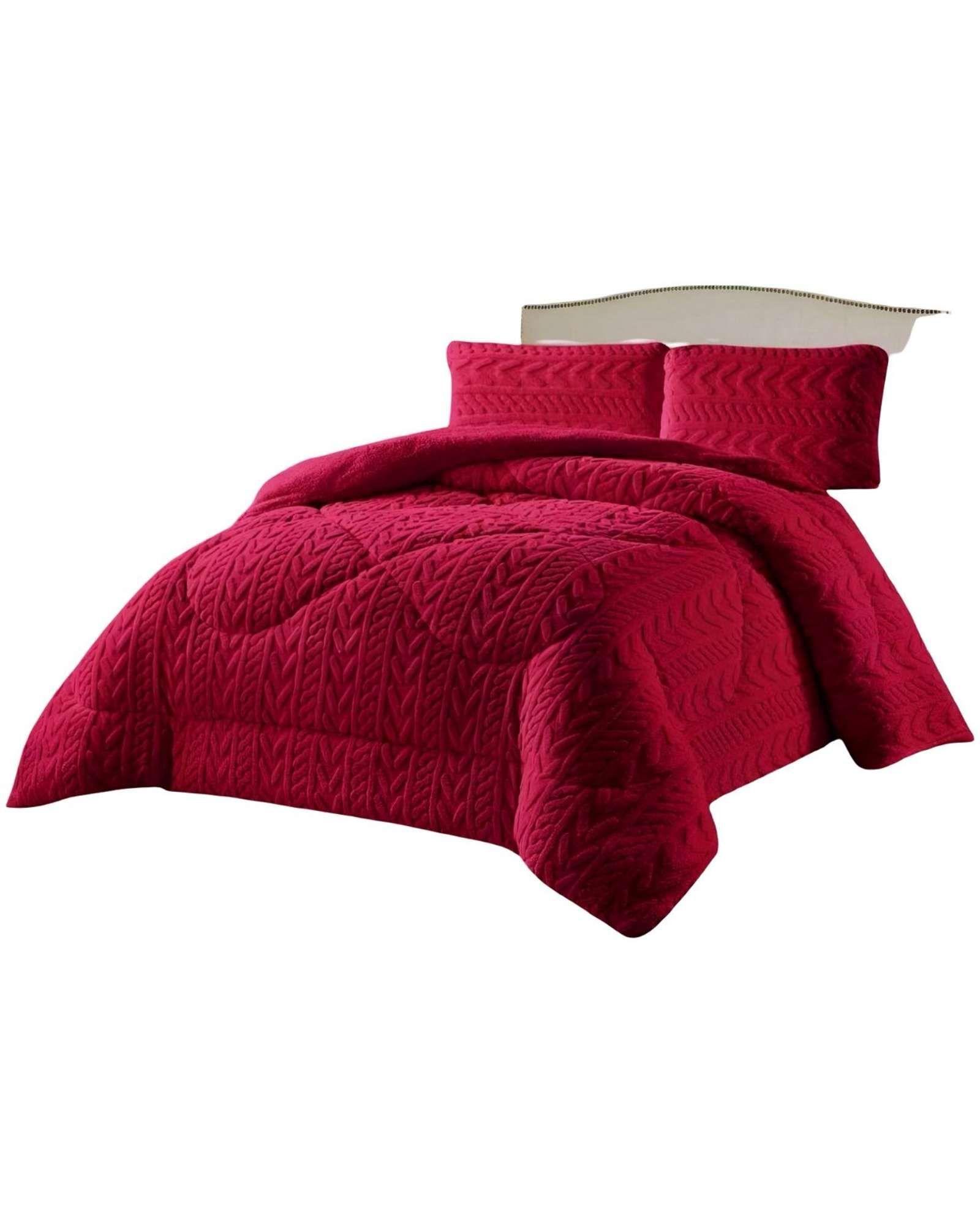 COBERTOR ELEGANTE DE INVIERNO CON CHIPORRO KING12-2