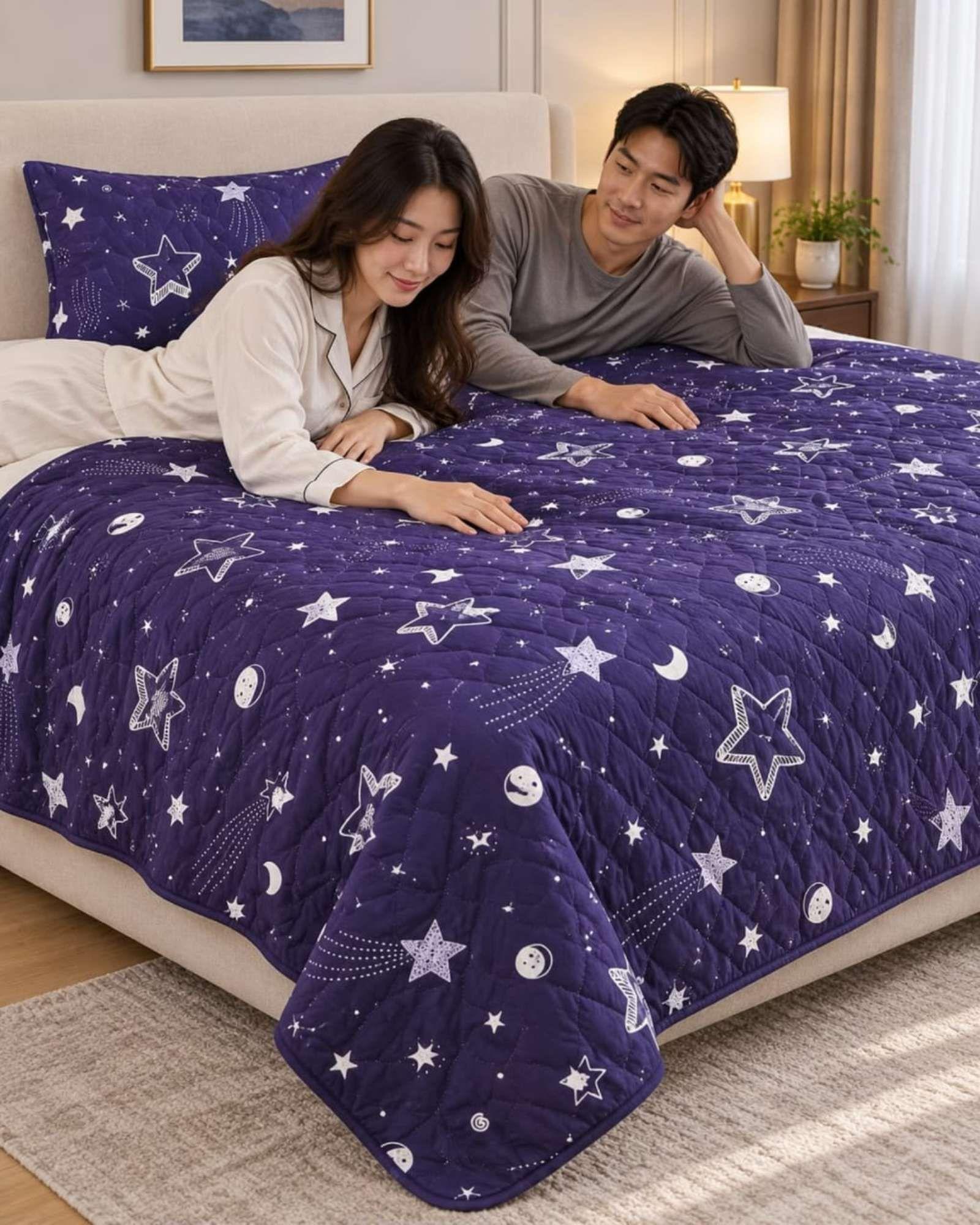 Cubrecama de Verano Plaza y Media Mas Funda De Almohada C6-4