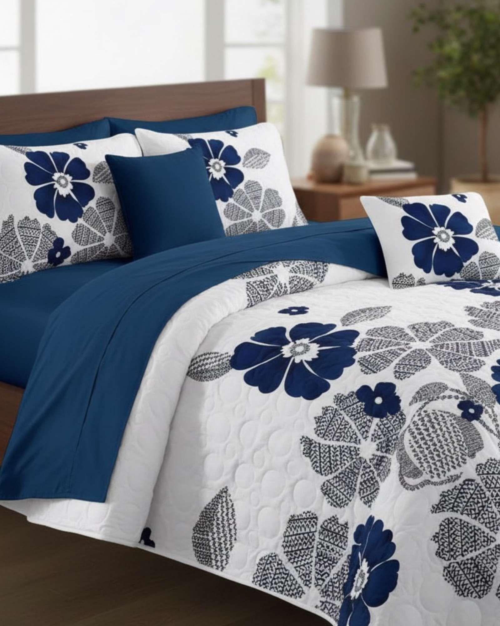 SABANA CON CUBRECAMA DE VERANO PLAZA Y MEDIA + 1 ALMOHADA s13-2