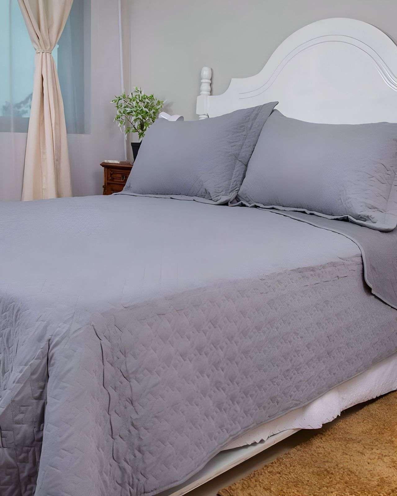 Cubrecama Colcha Quilt Velvety 2 Plazas Doral D02-3