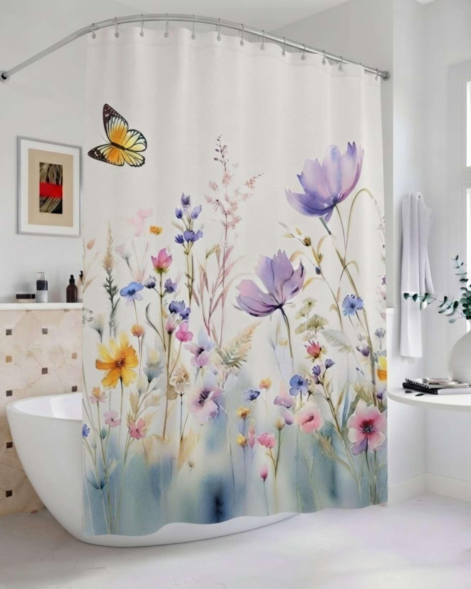 Pack de Cortina De Baño Con Forro Impermeable Surtido.-2