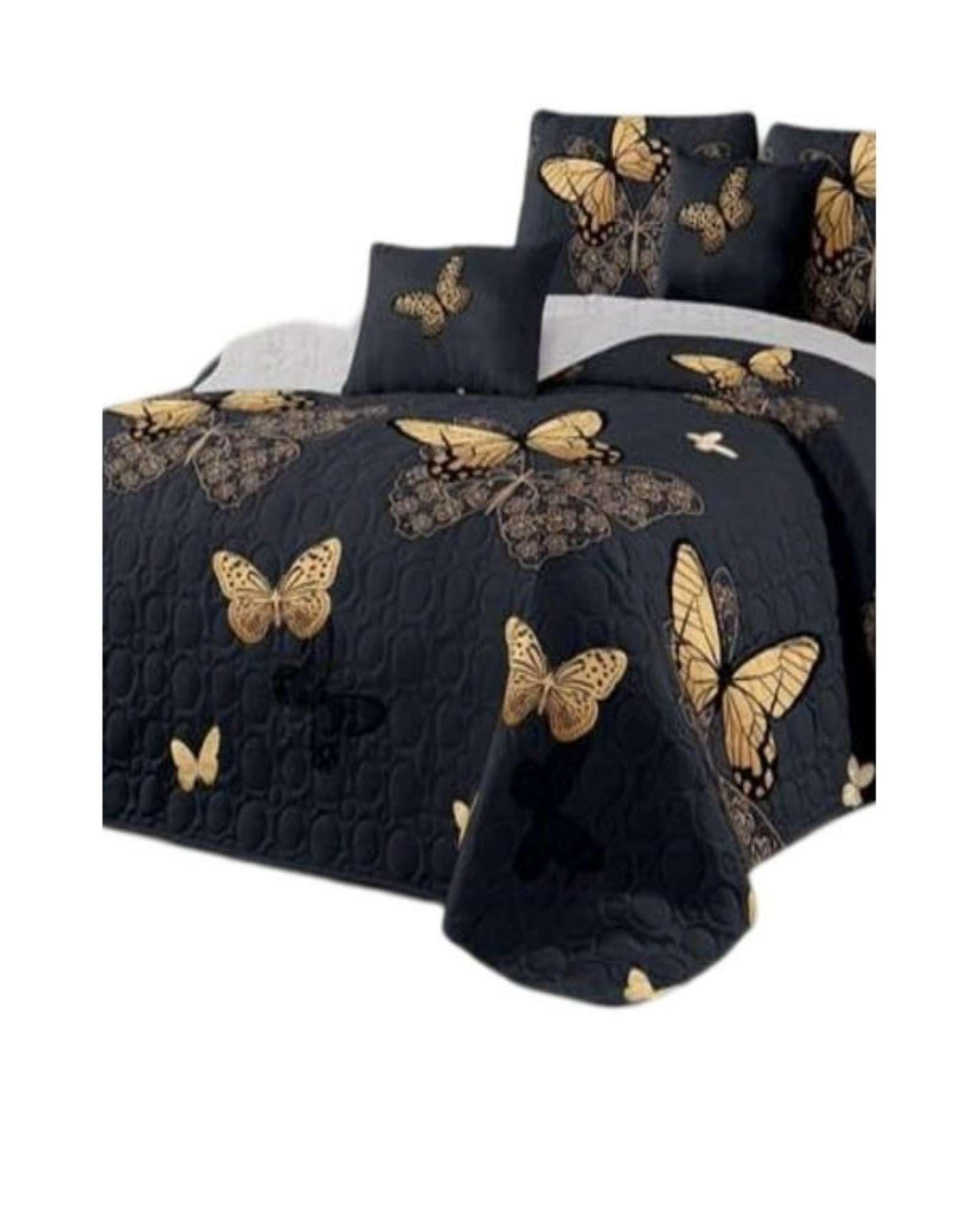 SABANA CON CUBRECAMA DE VERANO 2 PLAZAS + 2 ALMOHADAS s50-4