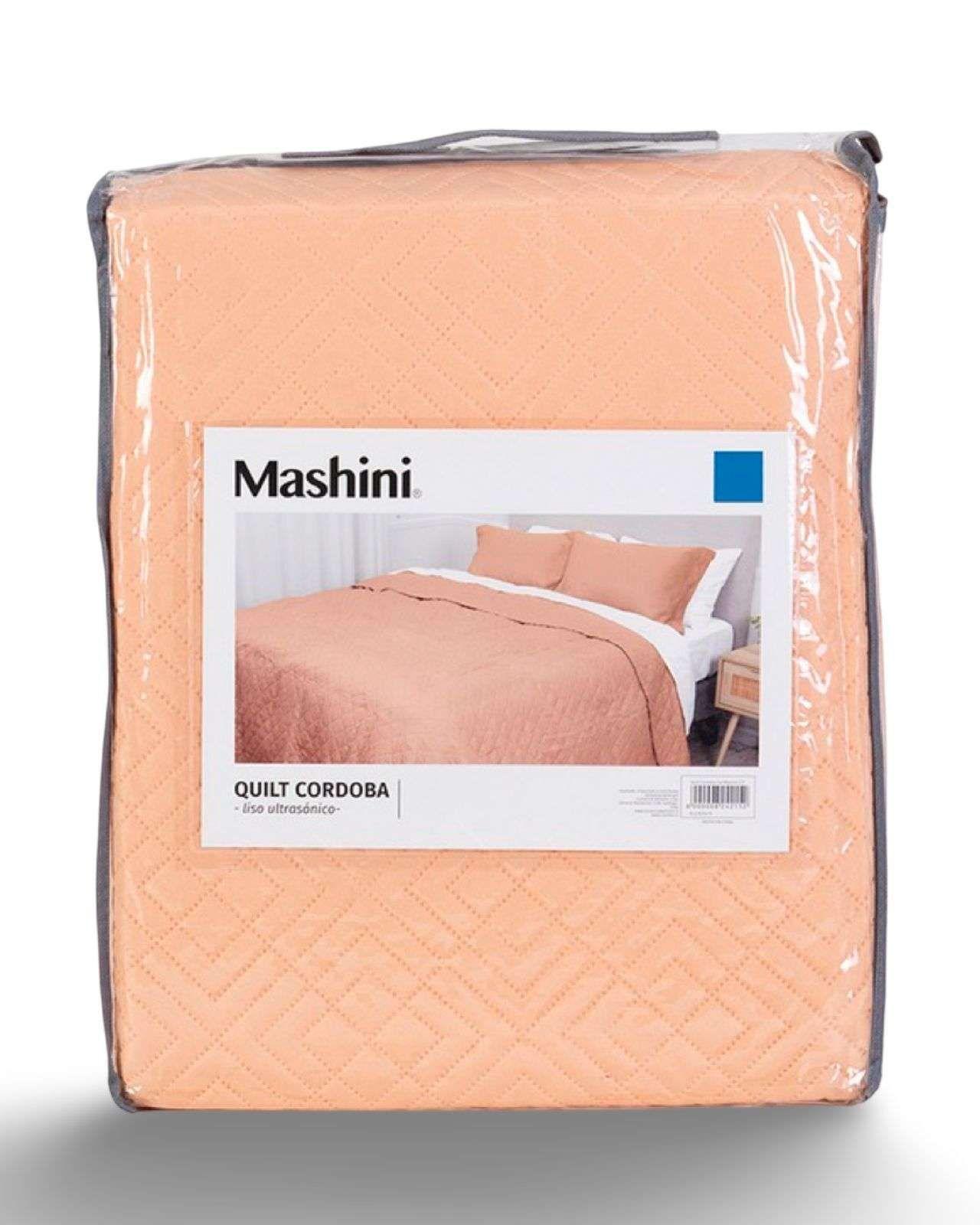 Cubrecama Colcha Quilt Cordoba 2 plazas Mashini M03-3