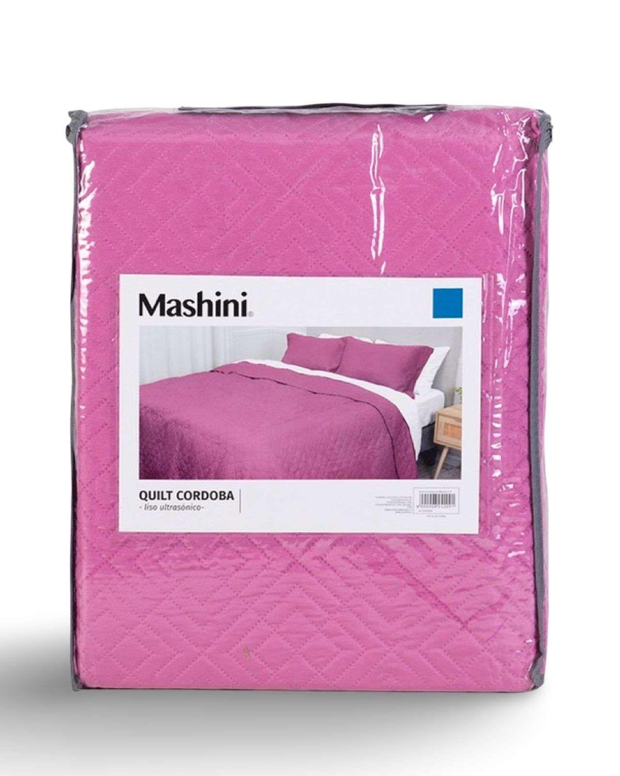 Quilt Cubrecama MAS 2 ALMOHADAS DE REGALO  2 plazas Mashini B34-3