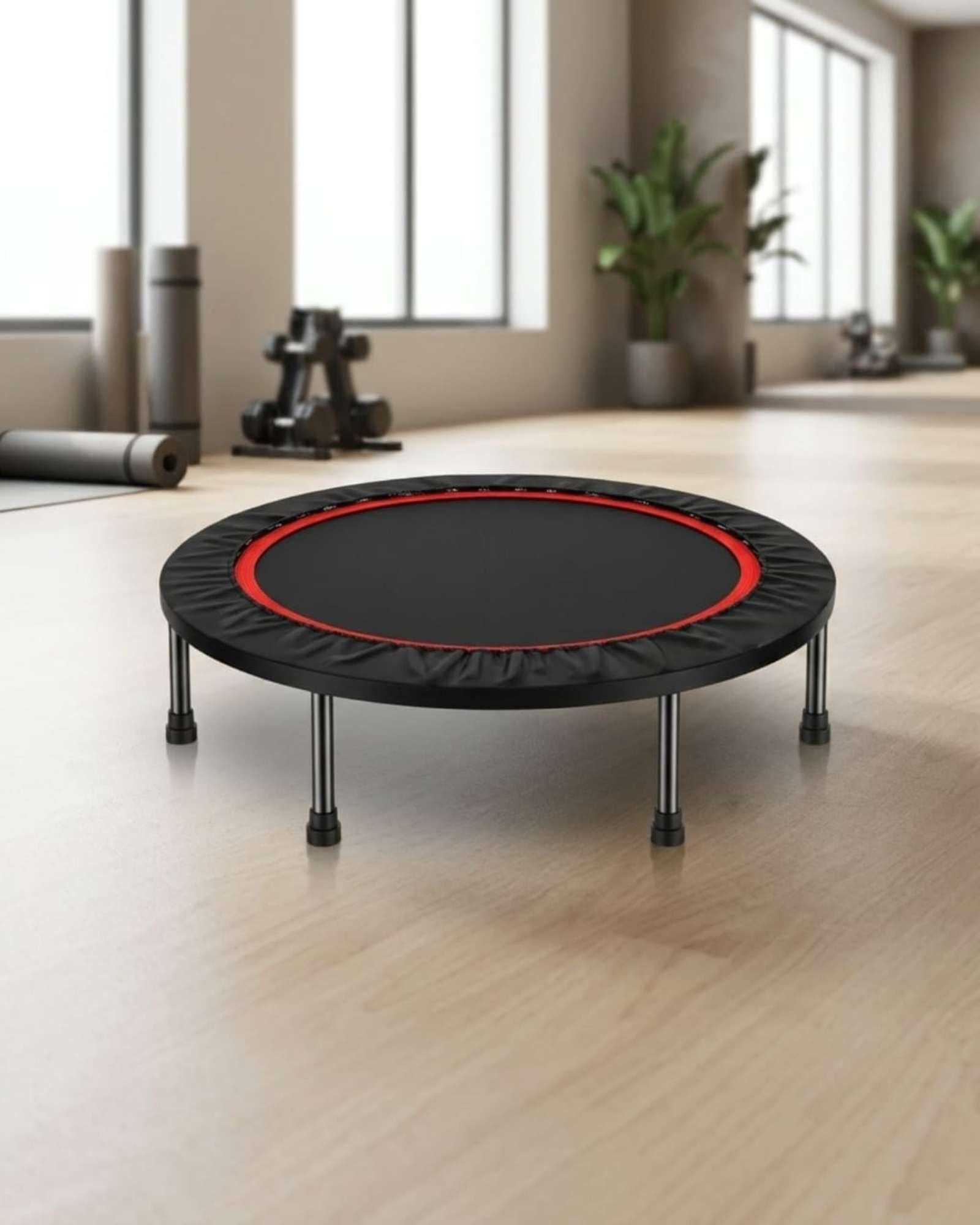 Trampolin Fitness Plegable de Ejercicios portatil 100 cm-2