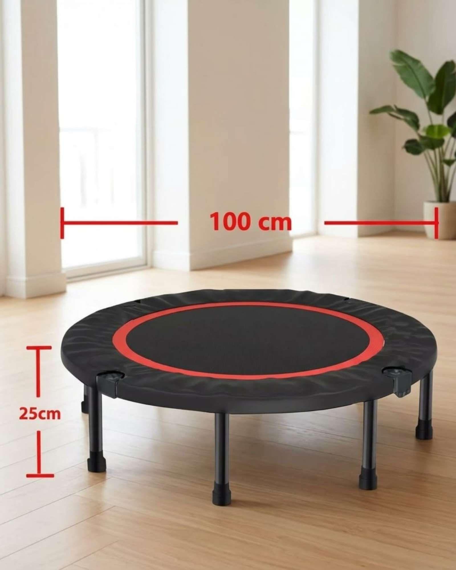 Trampolin Fitness Plegable de Ejercicios portatil 100 cm-7
