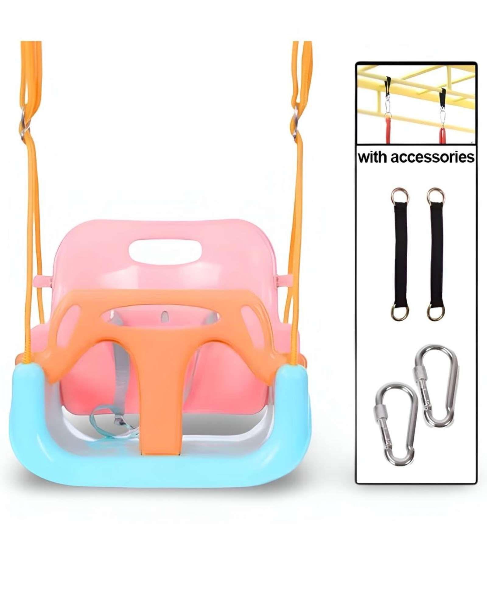 COLUMPIO ASIENTO 3 EN 1 PARA NIÑAS ROSA-3