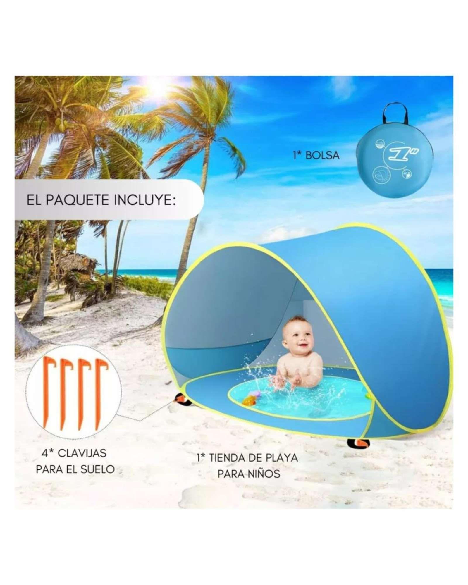 CARPA CAMPING PISCINA DE PLAYA BEBE NIÑO -2