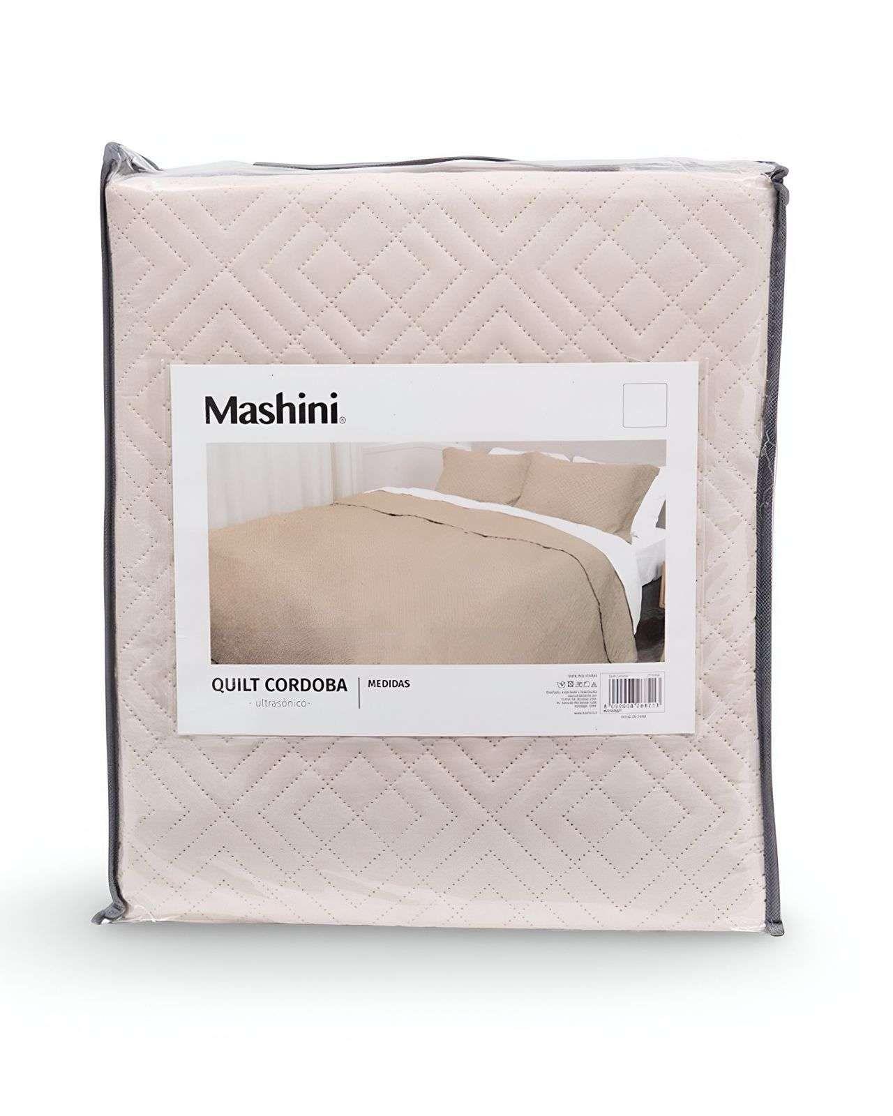 Cubrecama Colcha Quilt Cordoba King Mashini M06-3