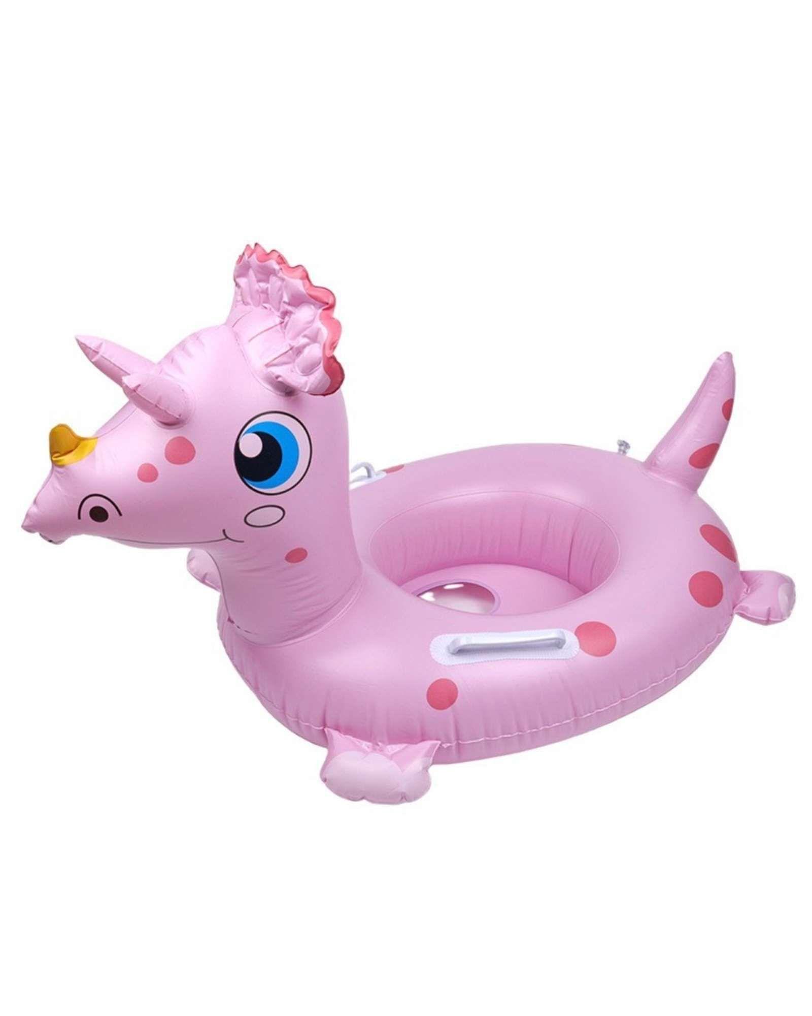 Flotador Infantil Inflable con Asas Diseño Animal para Piscina6-0