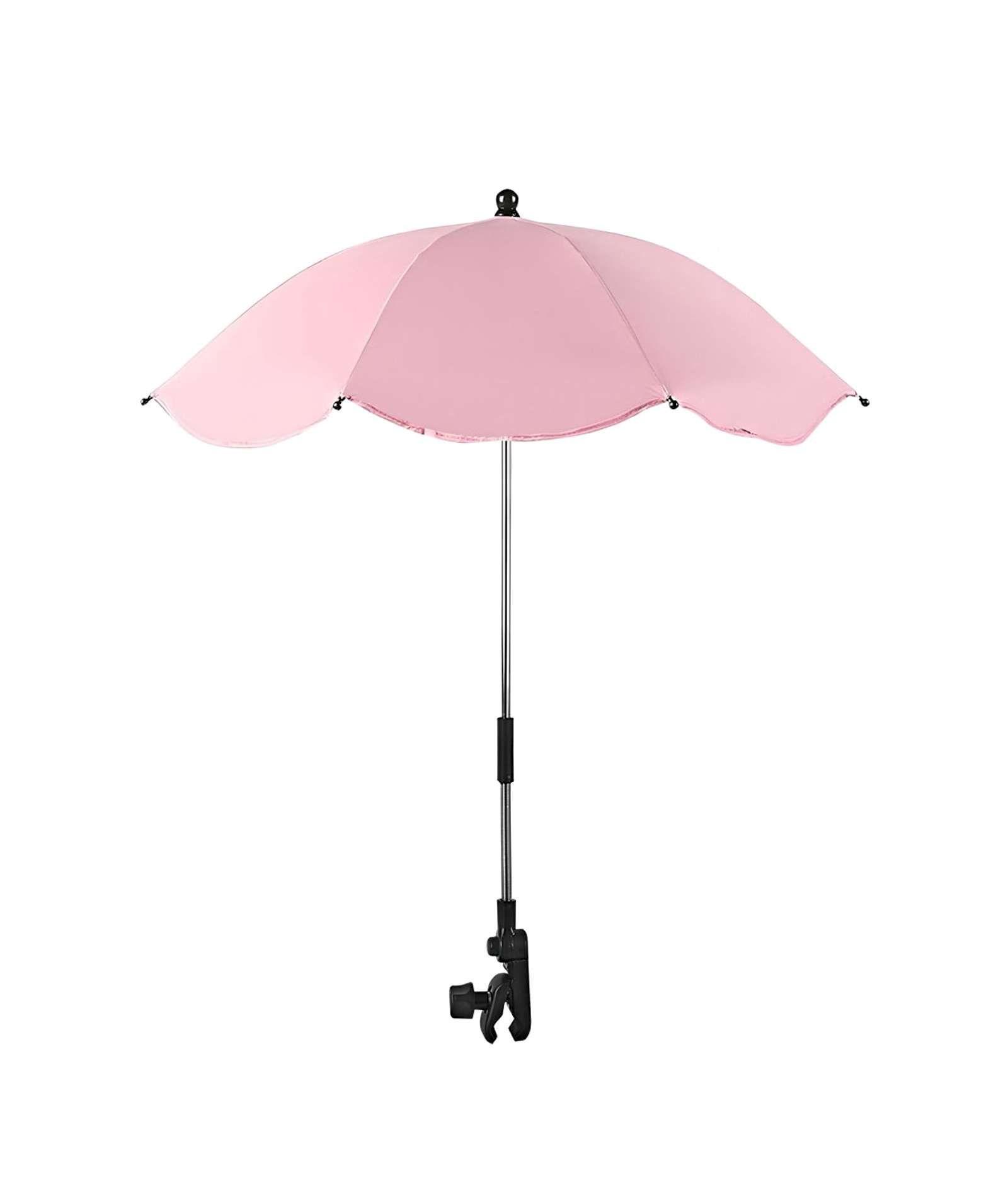 Sombrilla UV portátil para cochecito de bebé ROSA-3