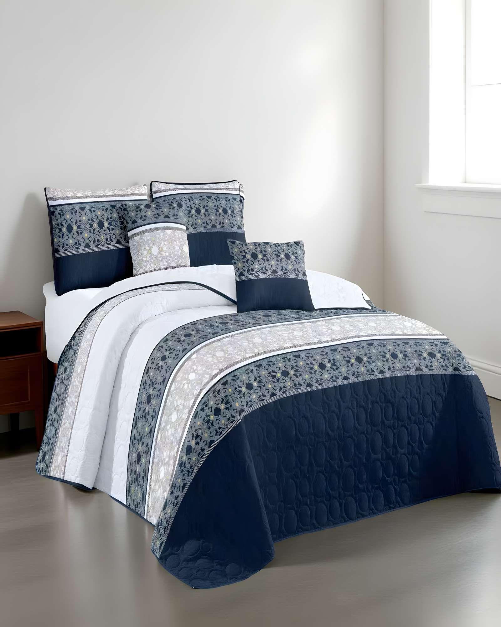 CUBRECAMA CON DISEÑOS ÚNICOS KING 250 X 270 CM P05-3