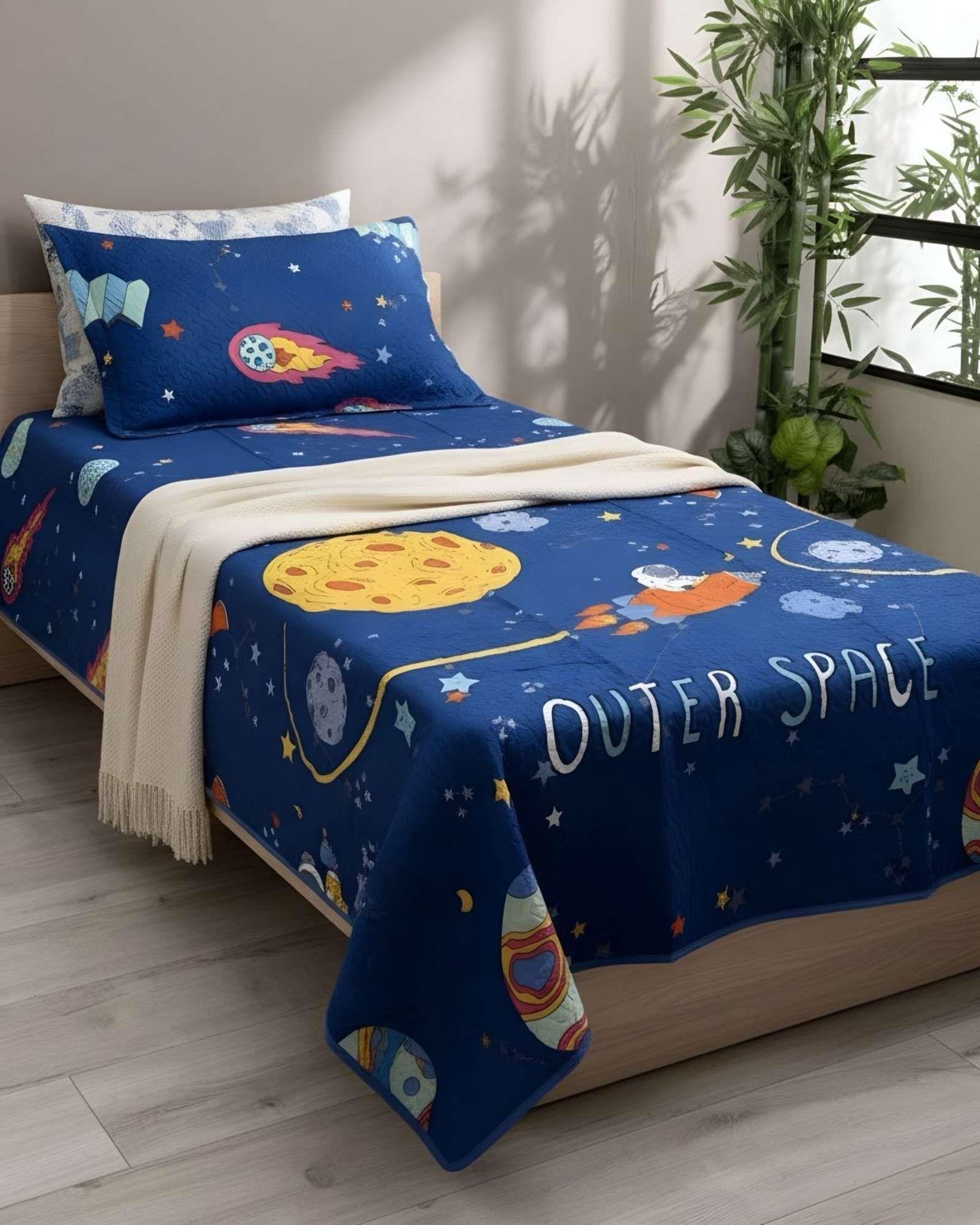 CUBRECAMA QUILT DE VERANO INFANTIL PLAZA Y MEDIA A01-0
