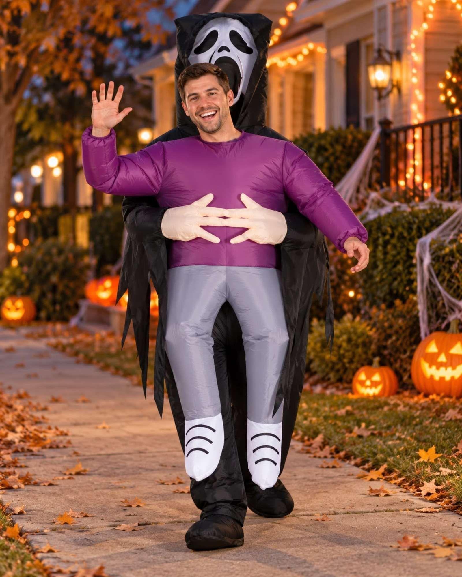 Disfraz Inflable Fantasma Cargador 160-190 cm-1