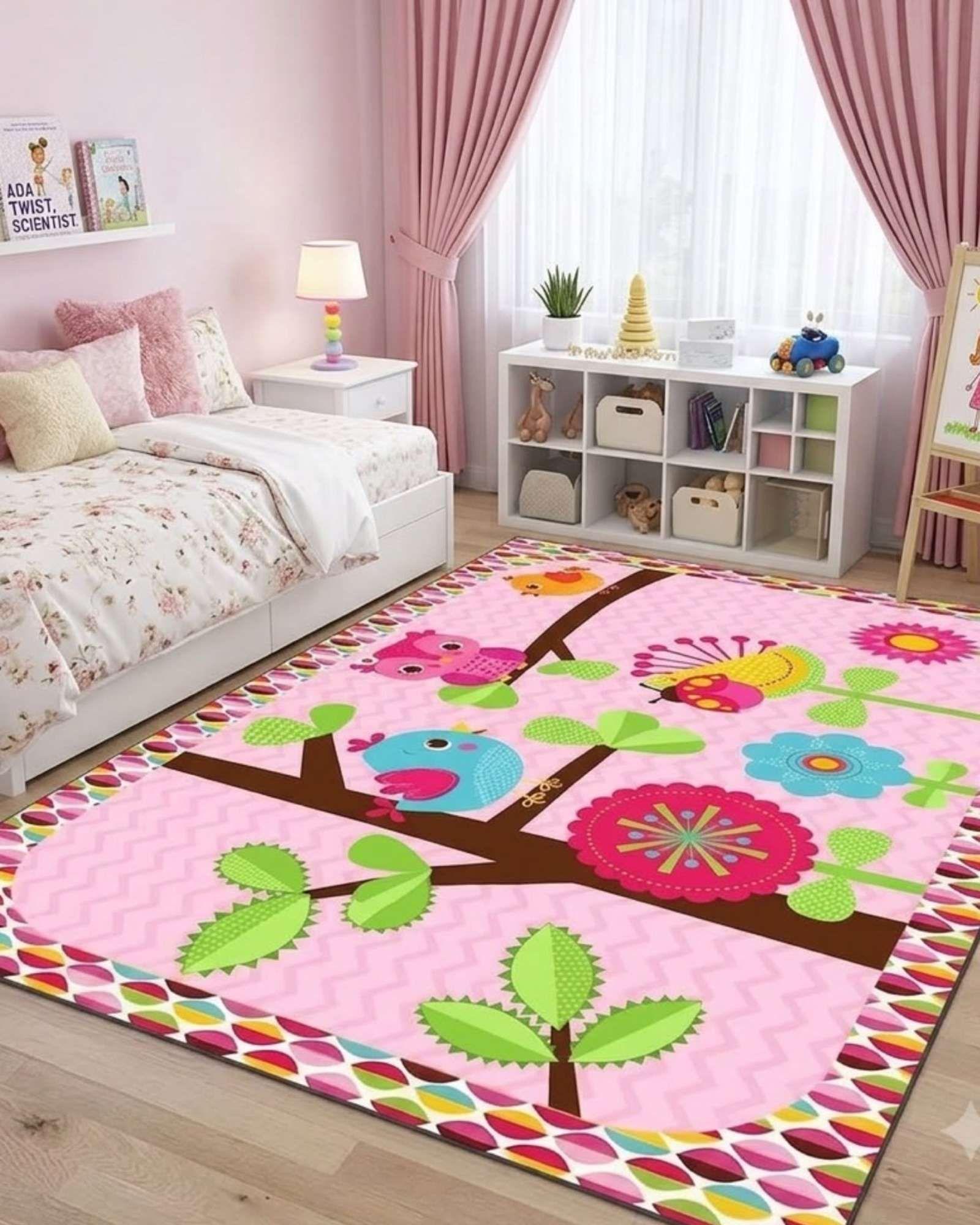 Tapete Infantil 120x180 cm Diseño 3D Moderno Antideslizante-3