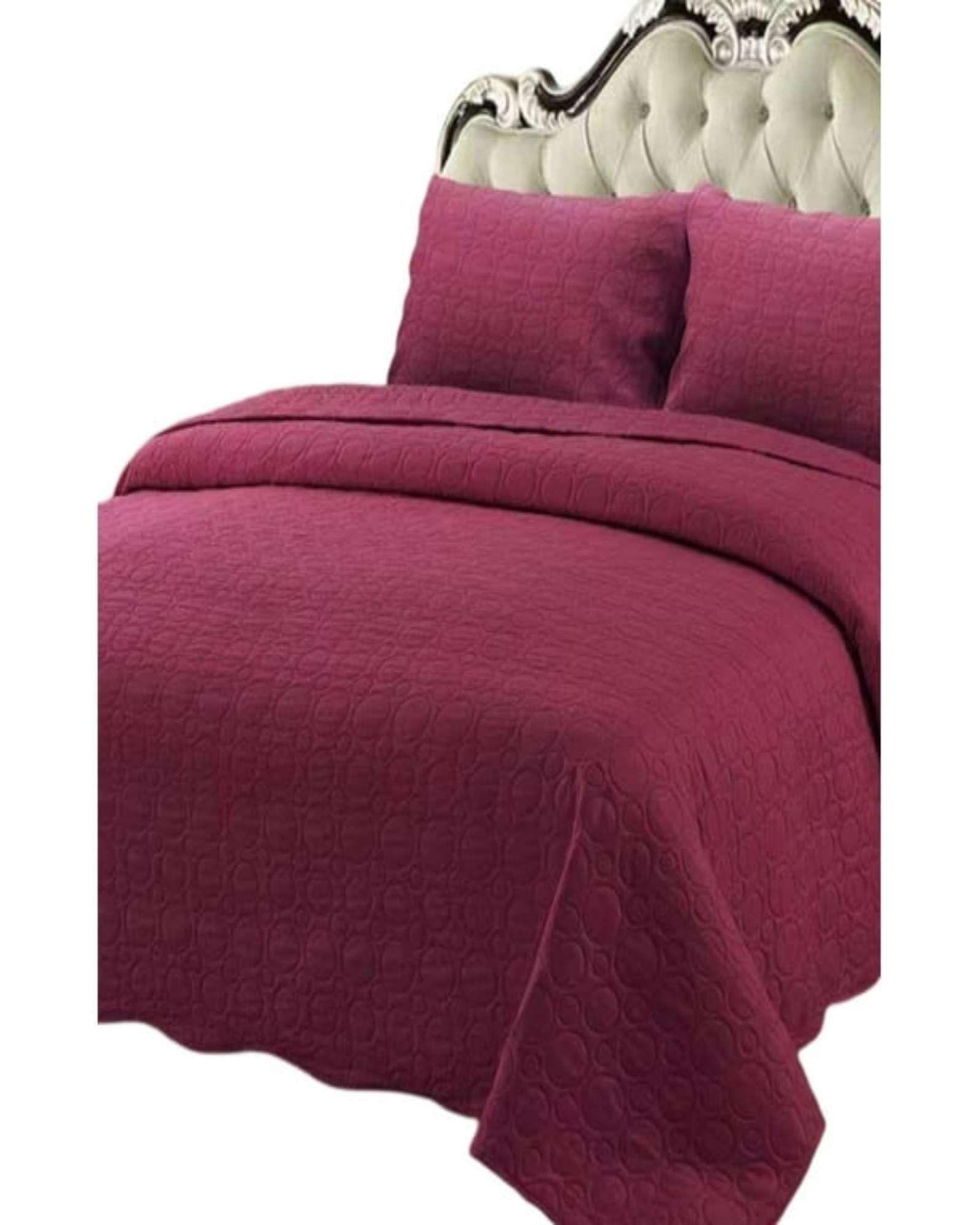 SABANA CON CUBRECAMA DE VERANO KING + 2 ALMOHADAS s62-4