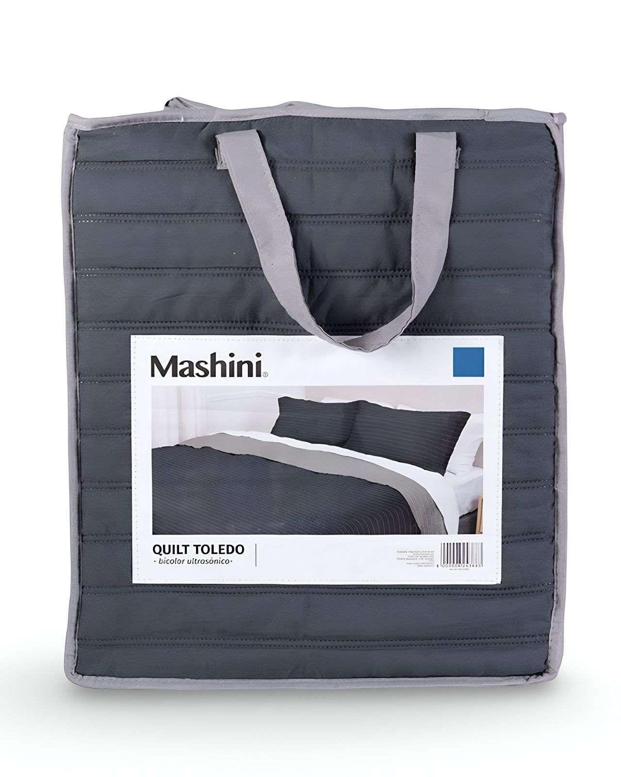 Quilt Cubrecama MAS 2 ALMOHADAS DE REGALO  2 plazas Mashini B48-3