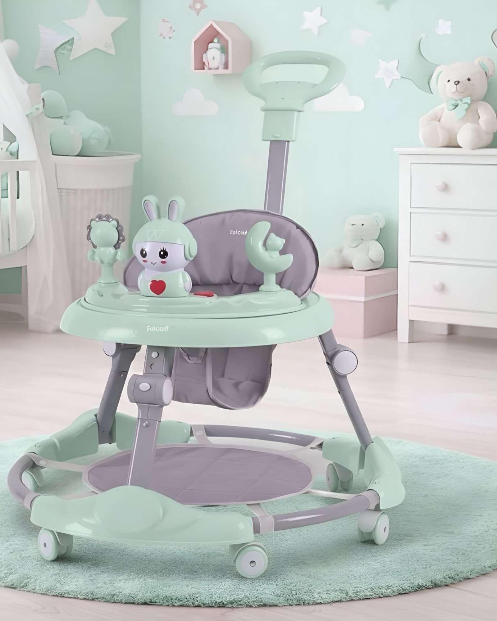 Andador para Bebe con Juegos Interactivos Verde-3