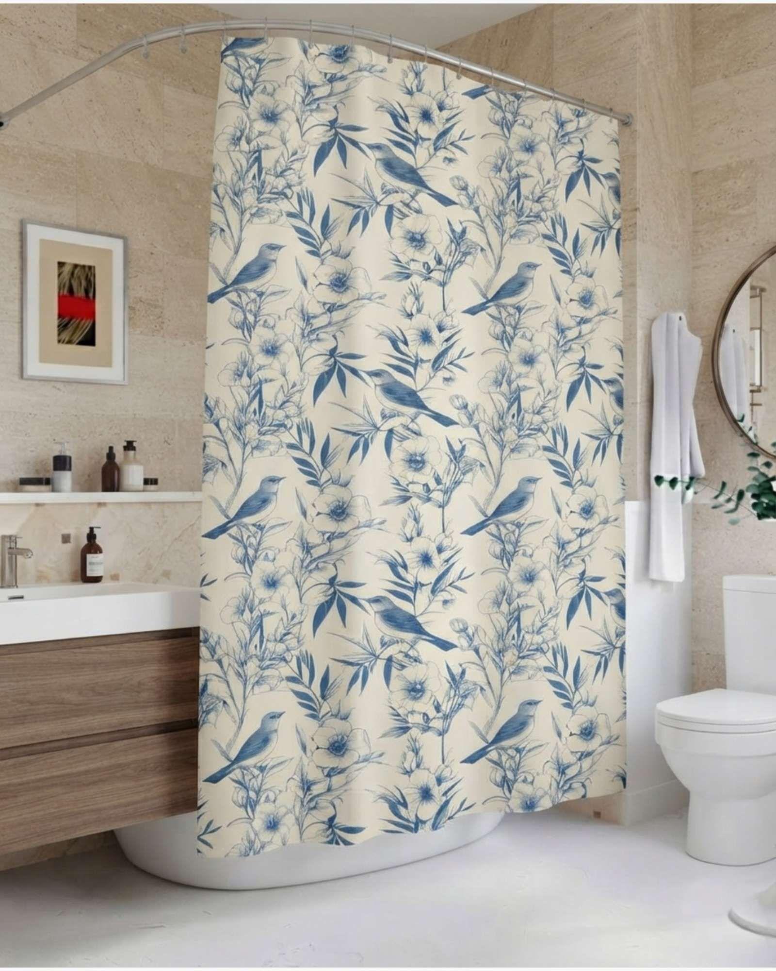 Pack de Cortina De Baño Con Forro Impermeable Surtido.-1
