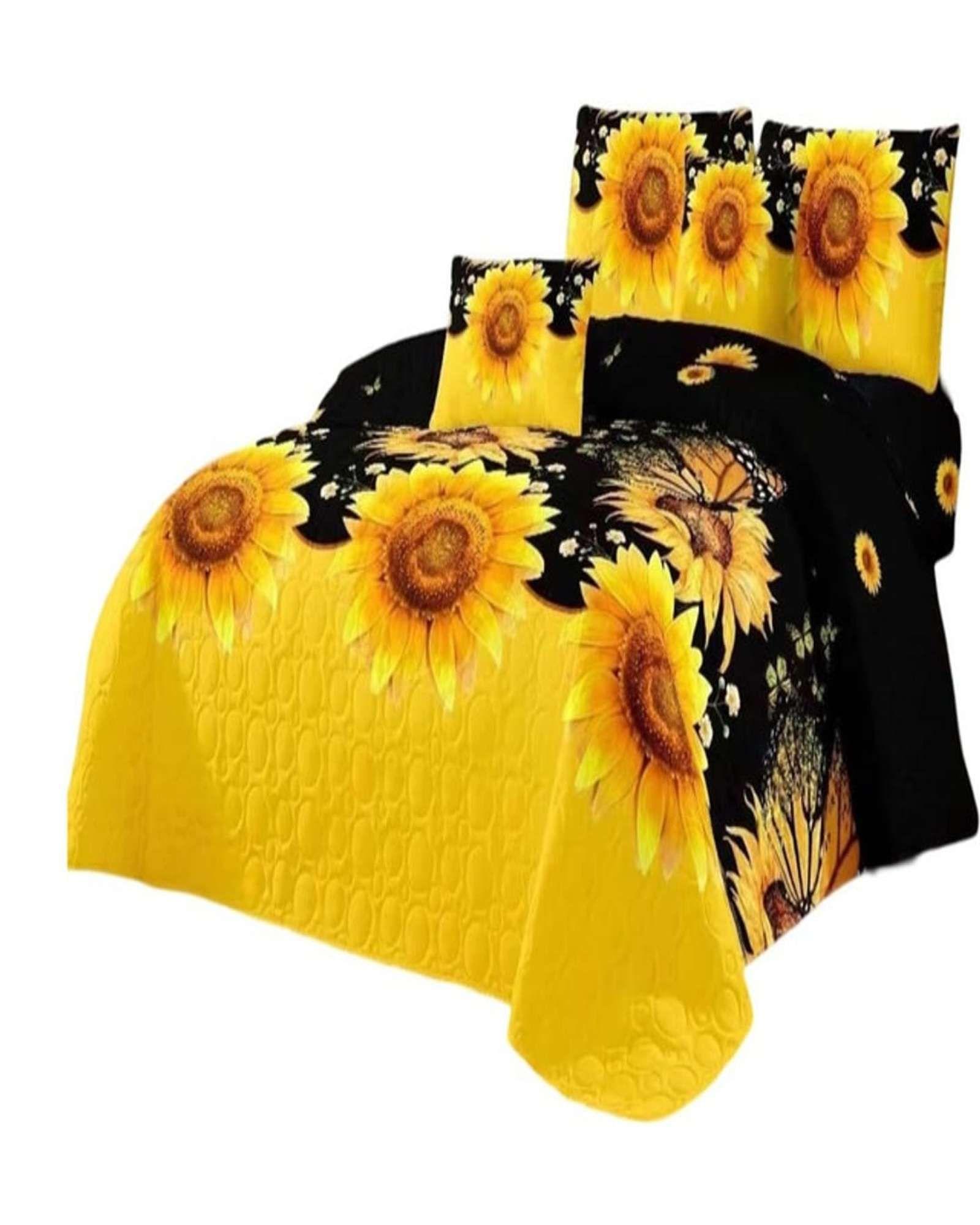 SABANA CON CUBRECAMA DE VERANO 2 PLAZAS + 2 ALMOHADAS s44-4