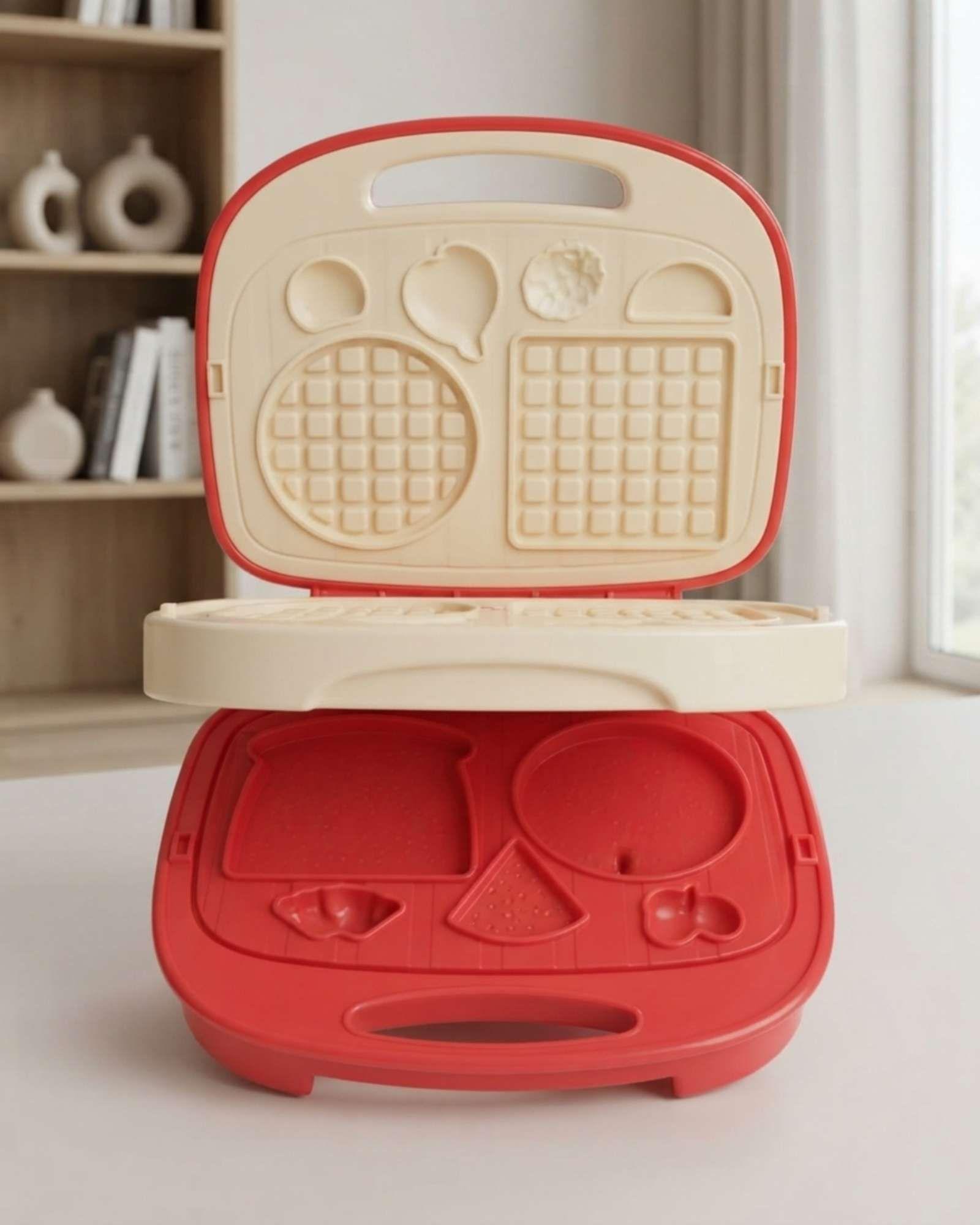 Set de Plasticina Funny Clay con Waflera y Moldes.-2